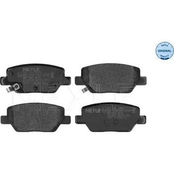 Brzdový systém Sada brzdových destiček, kotoučová brzda MEYLE 025 224 4918