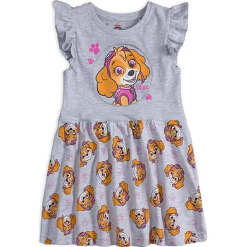 Dívčí šaty Dívčí šaty PAW PATROL HAPPY šedé Velikost: 122