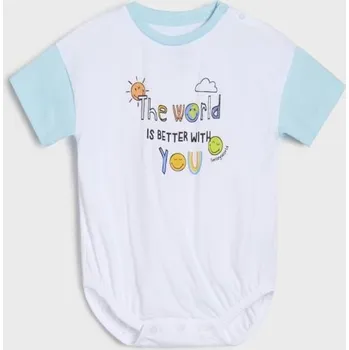 Oblečení a móda Sinsay - Body SmileyWorld® - bílá - 058DZ-00X - 058DZ-00X-80