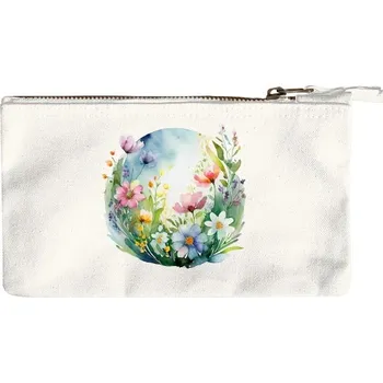 Kosmetická taška Kosmetická taška s potiskem Barevné jarné kvítí