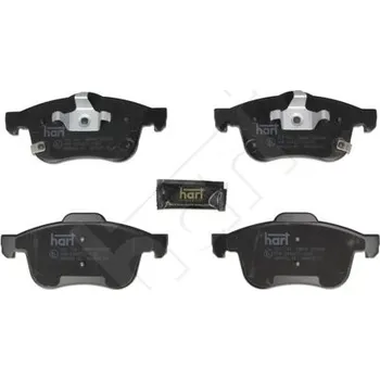 Brzdová destička Sada brzdových destiček, kotoučová brzda HART 261 744