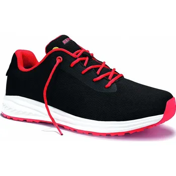 Pracovní obuv MARAIS black-red O1 ESD polobotka 42