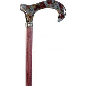Vycházková hůl Purpurový květ