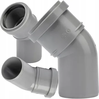 Kanalizační potrubí PipeLife PP-B Kanalizační koleno 75/45* kanalizace