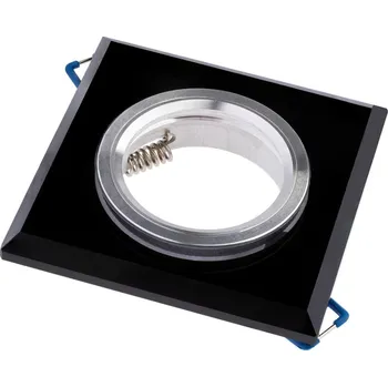 LED panel Lumiled Podhledové bodové svítidlo halogenové LED GU10 MR16 pevné Ariel černé čtvercové