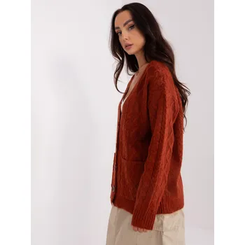 Dámský svetr Jumper AT SW 2358.31 tmavě oranžová jedna velikost