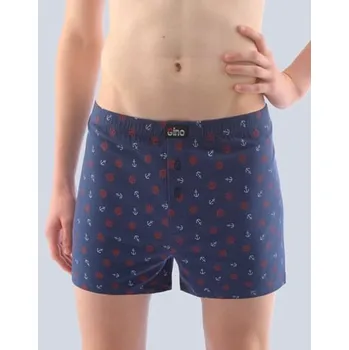 Chlapecké spodní prádlo Chlapecké trenky volné GINO 65010P lékořice červená 164/170