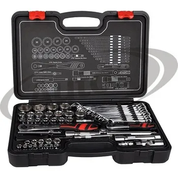 Gola sada Sada nástrčných klíčů gola 1/4" a 1/2" 52 ks + příslušenství 0162077_A, , ,