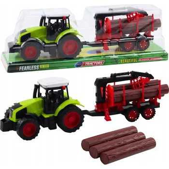 autíčko Traktor s přívěsem HDS pro přepravu dřeva