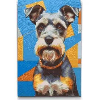 Diamantové malování Diamantové malování - Knírač Velikost: 40x60cm, Rámování: Pouze srolované plátno, Diamanty: Kulaté