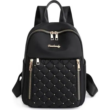 Městský batoh Dámský střední batůžek s cvočky Danba Černý 10L Lifestyle 23072801571410185