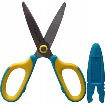 Školní nůžky se zaoblenou špičkou, dětské nůžky do kanceláře, univerzální Tetis, nůžky pro děti do školy, na výtvarné práce, 13,5 cm