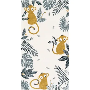 Dětská skříň Koberec do dětského pokoje MONKEY PARADISE Rozměr koberce: 80 x 150 cm