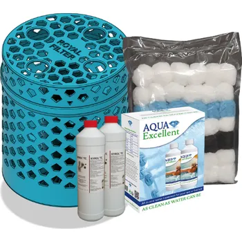 Bazénová filtrace Set s Wellis Royal filtrem s příslušenstvím a chemií Vyberte závit pro wellis filtr: Závit 3 - Jiné