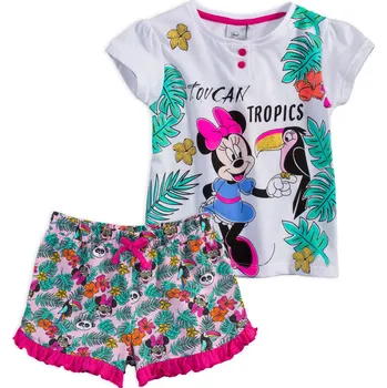 Dívčí pyžamo Dívčí souprava DISNEY MINNIE TUKAN bílá Velikost: 98