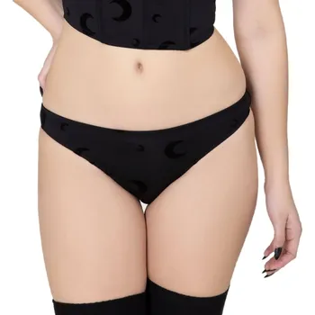 Kalhotky kalhotky dámské KILLSTAR - Trip To The Moon - Black - XXL