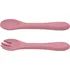 dětský příbor Petite&Mars Take&Match příbor silikonový 2 ks Dusty Rose