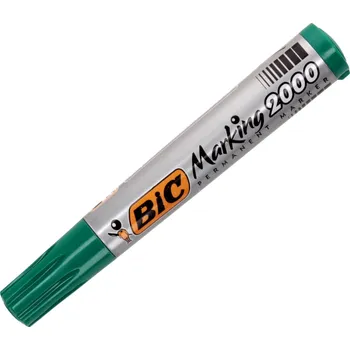 Permanentní popisovač BiC ZELENÝ kulatý fluorescenční popisovač 1,7 mm
