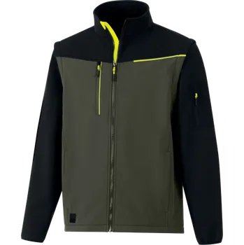 pracovní bunda Bunda 2 V 1 Delta Plus softshell SOCCIA Barva: Khaki/ Černá, Velikost: L