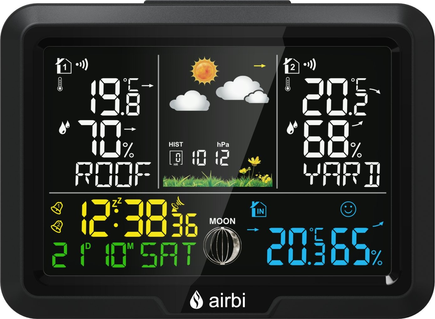 Airbi Domácí meteostanice Duo Color