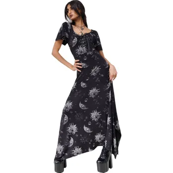 Dámské šaty šaty dámské KILLSTAR - Umbral Maxi - Black