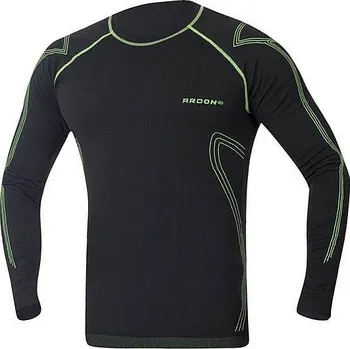 LYTANIX černo/zelená Funkční tričko dl.rukáv