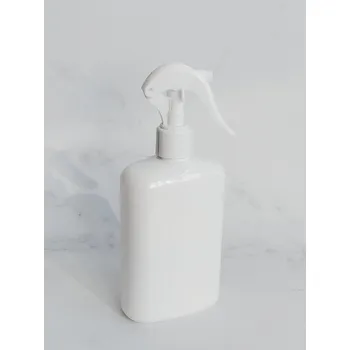 Dávkovač mýdla oválný LIMA 400 ml bílý s bílým rozprašovačem