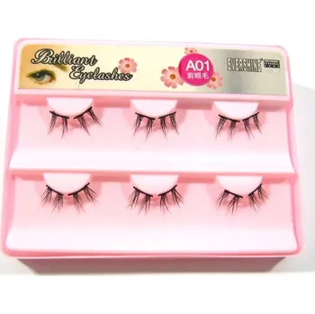 Umělé řasy trsy opakovaně použitelné ČERNÉ B911