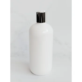 Dávkovač mýdla BELA 500 ml bílý s bílo-stříbrným DISC TOP