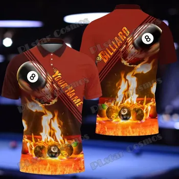 Dámské tričko Unisex tričko polo Billiard pro kulečník hráče CS3339 Velikost: 2XL, Barva (Varianta): barva 11