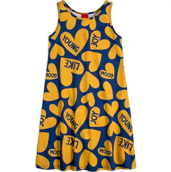 Dívčí šaty Dívčí šaty KYLY YOUNG MOOD modro-žluté Velikost: 152