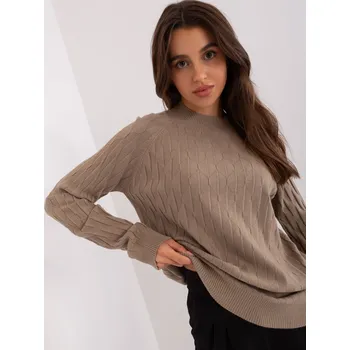 Dámský svetr Přepínač AT SW 2326.37X tmavě lila jedna velikost