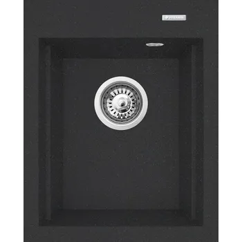 Kuchyňský dřez Pyramis Siros granitový dřez 48x39 cm černá 070180312