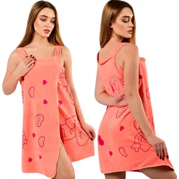 Tunika do sauny 135 x 78 cm oranžová