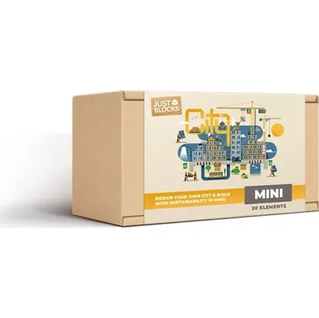 ostatní stavebnice Dřevěná stavebnice CITY 20 ks