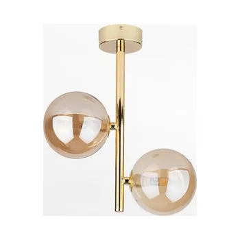 Zlaté stropní svítidlo koule ESTERA II