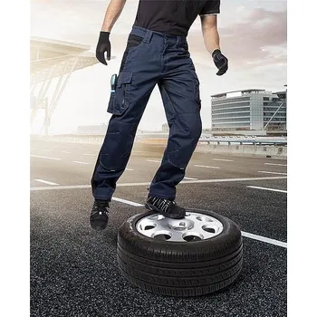 montérky VISION kalhoty tm.modré zkrácené