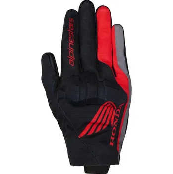 Moto rukavice Rukavice REEF V2 HONDA kolekce, ALPINESTARS (černá/červená/šedá) 2026 (Velikost: M)