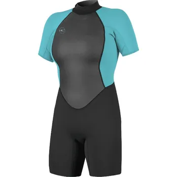 Neoprenové oblečení Neopren O'Neill Wms Reactor II Back Zip 2 mm S/S Spring black/light aqua 8 2025 - Odesíláme do 24 hodin
