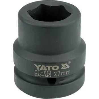 Hlavice rázová 1" - 27mm černá IMPACT YATO