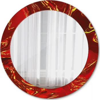 Zrcadlo Moderní Zrcadlo Červený mramor 70 cm