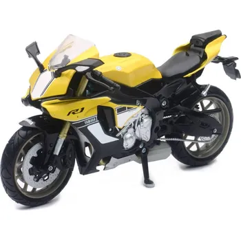 autíčko NewRay 1:12 Scale Yamaha YZR-R1 yellow