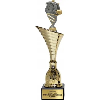 Zlatý pohár, soška Plavání 34 cm + štítek s GRAVÍROVÁNÍM DÁREK