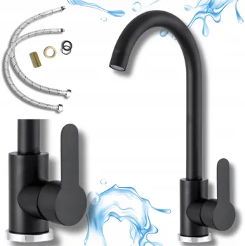 Vodovodní baterie Stojánková Kuchyňská Baterie Černá Granit DEGO Vodovodní Baterie Do Dřezu