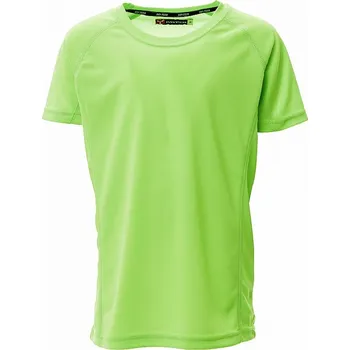 Pracovní oblečení RUNNER KIDS FLUO ZELENÁ triko kr.rukáv
