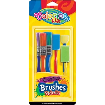 Umělecký štětec Sada štětců pro výtvarné práce, vícebarevné štětce Colorino, malířské štětce na umělecké barvy, mix