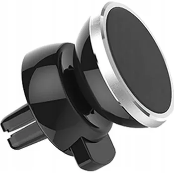 MAGNETICKÝ DRŽÁK TELEFONU DO VENTILACE MAGNET + 2x KOVOVÁ DESTIČKA