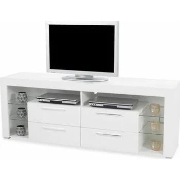 Televizní stolek Televizní stolek Turyn 03 180 cm bílý lesk