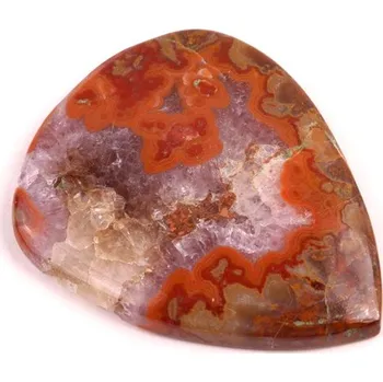 Korálek Kabošon Seam Agate č.3924 (41x33x5mm)