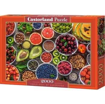 Puzzle Castorland Tabule plná zdravého jídla 2000 dílků